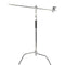 Sirui C-STAND-02 C-Stand with Boom Arm, Casters, and Sandbag (Chrome)