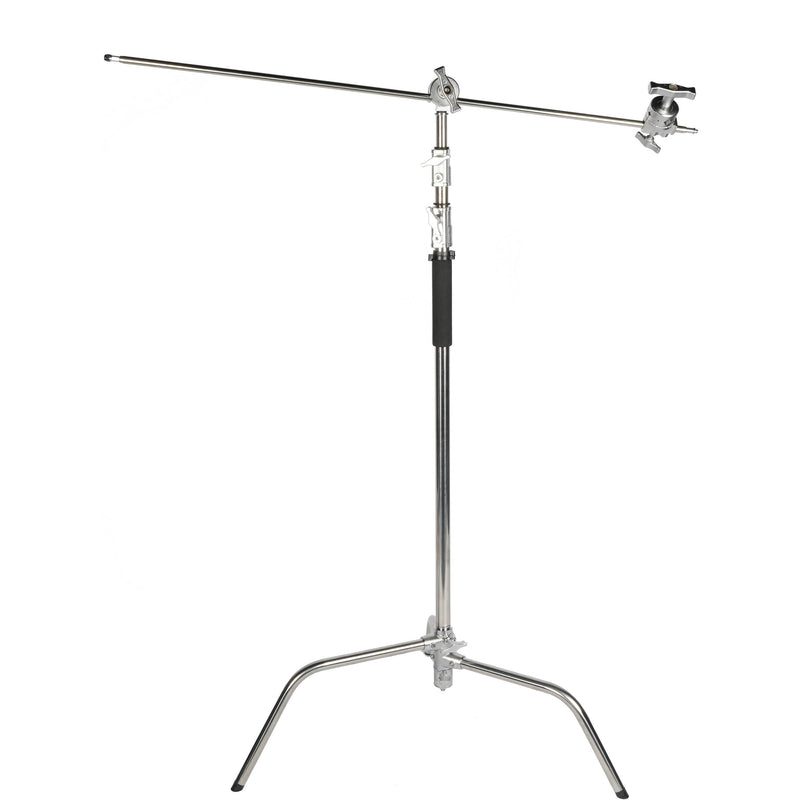 Sirui C-STAND-02 C-Stand with Boom Arm, Casters, and Sandbag (Chrome)