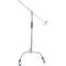 Sirui C-STAND-02 C-Stand with Boom Arm, Casters, and Sandbag (Chrome)