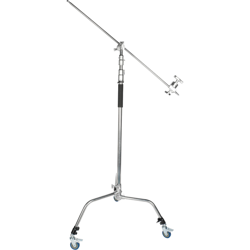 Sirui C-STAND-02 C-Stand with Boom Arm, Casters, and Sandbag (Chrome)