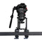 Cartoni Clamp-On Riser/Hi-Hat Kit with Focus 8 Video Head (100mm)