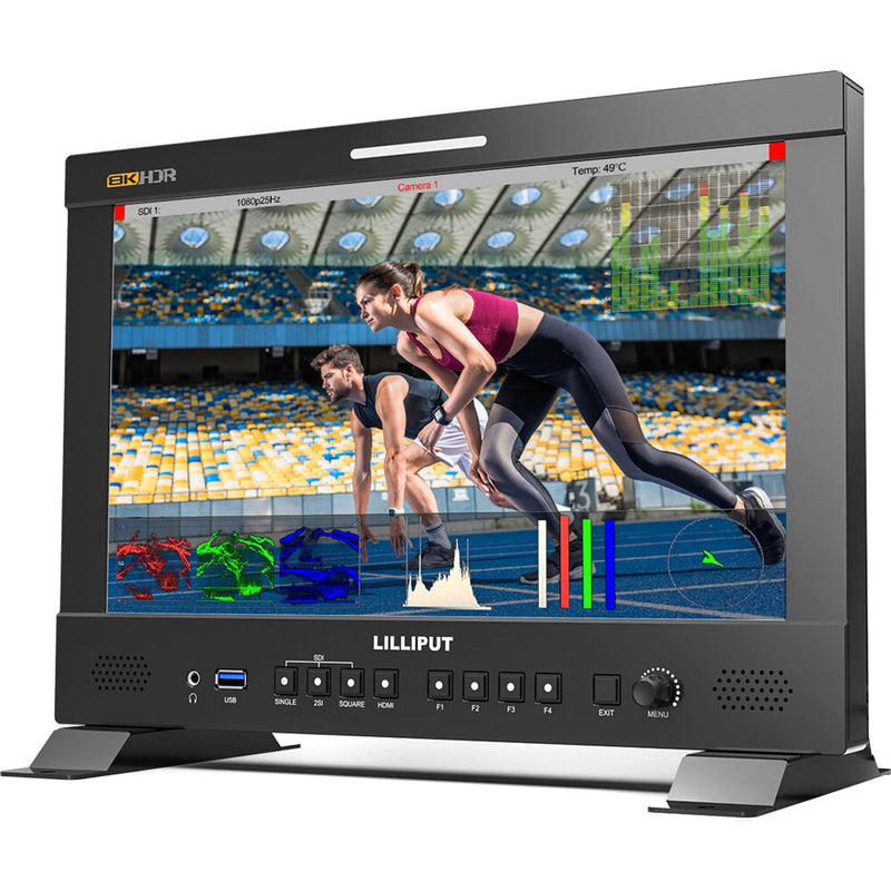 Lilliput Q13-8K 13.3" 8K 12G-SDI Studio / Broadcast Monitor (V-Mount)