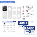 Lorex B862AJD-E 4K UHD Wired Video Doorbell (White)