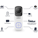 Lorex B862AJD-E 4K UHD Wired Video Doorbell (White)