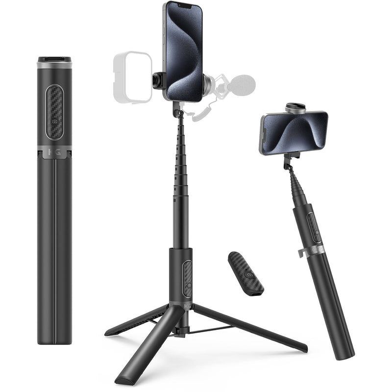 KraftGeek Selfie+ Tripod Max Pro (Black)