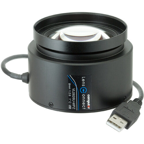 Computar C-Mount LensConnect 8mm Fixed Focal Lens