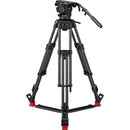 Sachtler CF 100 ENG HD 2CF Gound-Level Tripod System with Cine 20 Fluid Head