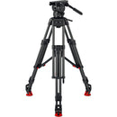 Sachtler CF 100 ENG HD 2CF Mid-Level Tripod System with Cine 20 Fluid Head