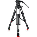 Sachtler CF 100 ENG HD 2CF Mid-Level Tripod System with Cine 20 Fluid Head