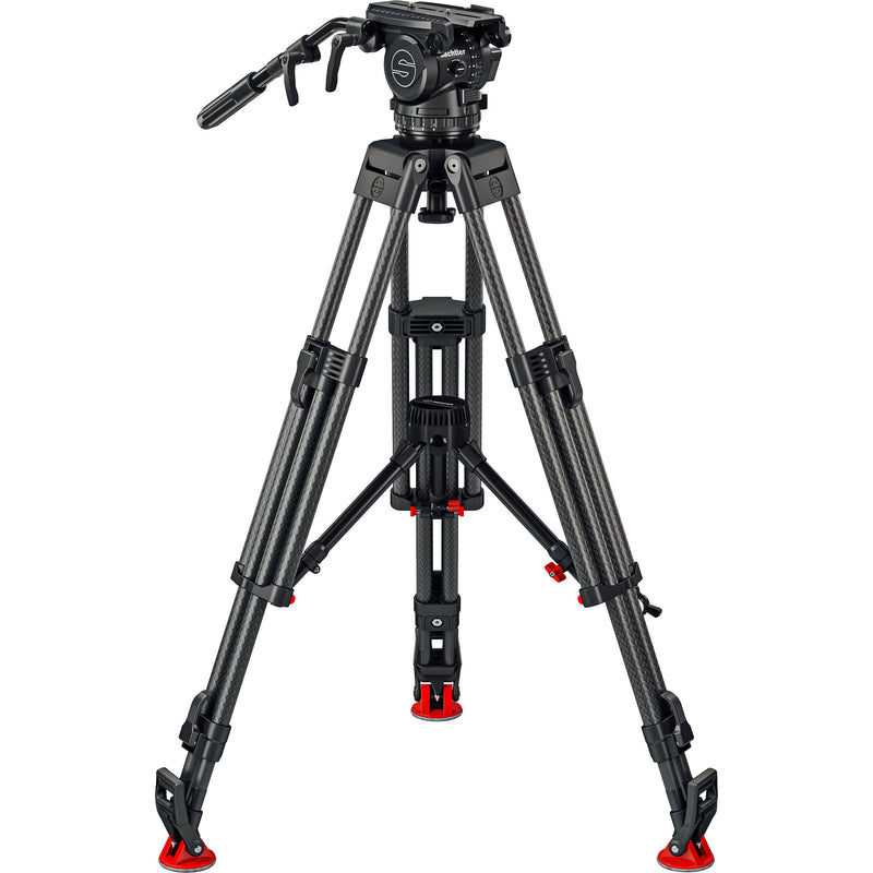 Sachtler CF 100 ENG HD 2CF Mid-Level Tripod System with Cine 20 Fluid Head