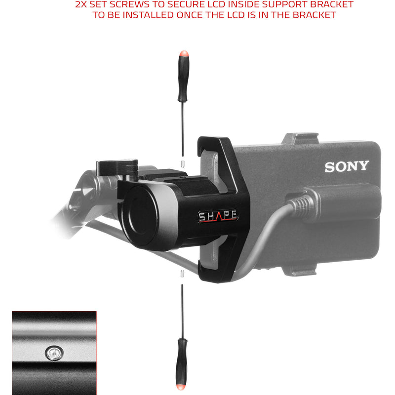 SHAPE LCD Monitor Loupe Support for Sony FX6