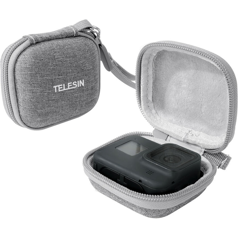 TELESIN Mini Zippered Case for Insta360 GO 3 and Select Cameras