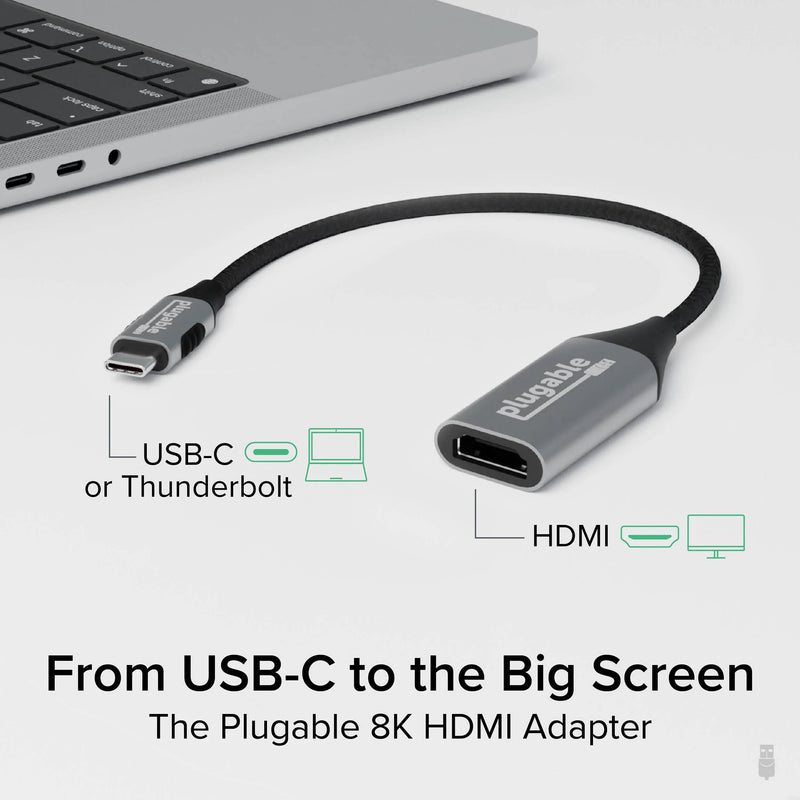 Plugable USB-C to HDMI 8K Adapter