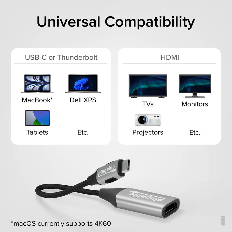 Plugable USB-C to HDMI 8K Adapter