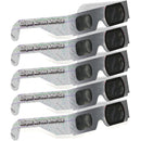 DayStar Filters Eclipse Glasses (Eclipse Across America Graphic, 5-Pack)