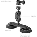 SmallRig Dual Magnetic Suction Cup with Magic Arm Mounting Support Kit for Action Cameras