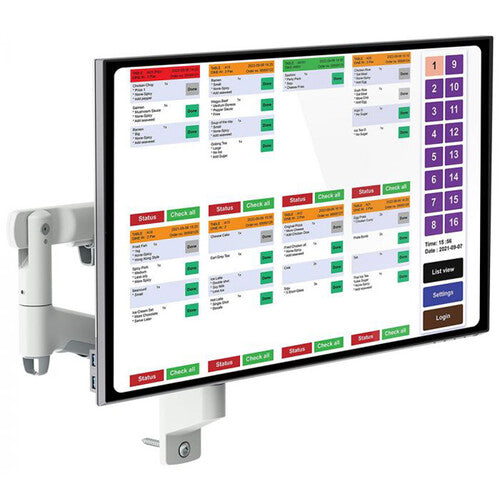 Atdec AWMS-DW Dynamic Arm Wall Mount (White)