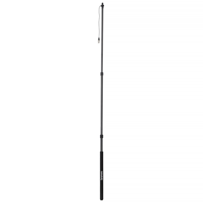 Saramonic Boompole Light Universal 3-Section Carbon Fiber Boompole with Internal Coiled XLR Cable (8.2')