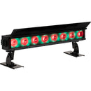 American DJ ElectraPix Bar 8 IP65 Outdoor-Rated Battery-Powered RGBAL+UV LED Linear Bar