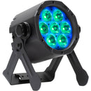 American DJ ElectraPix Par 7 IP65 Outdoor-Rated Battery Powered RGBAL+UV LED PAR