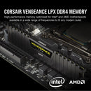 Corsair 32GB VENGEANCE LPX Desktop Memory Kit (2 x 16GB, Black)