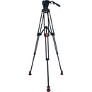 OZEN 15EZS 100mm Carbon Fiber Tripod & Agile 15S Fluid Head System (S-Loc)