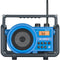 Sangean BB-100 Ultra-Rugged Portable Bluetooth Speaker with AM/FM Radio (Blue)