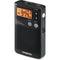 Sangean DT-200X Digital AM/FM Portable Pocket Radio (Black)