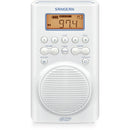 Sangean H205 AM/FM Waterproof Portable Radio with Weather Alert