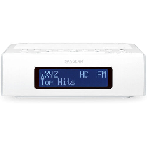 Sangean HDR-15 AM/FM/HD Tabletop Clock Radio (White)