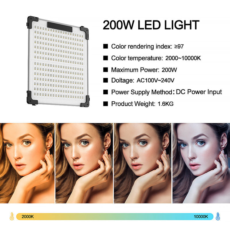 GVM B200C Foldable RGB LED Light Panel