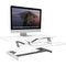 Mount-It! Standing Desk Converter with 38" Desktop (White)