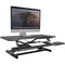 Mount-It! Standing Desk Converter with 38" Desktop (Black)