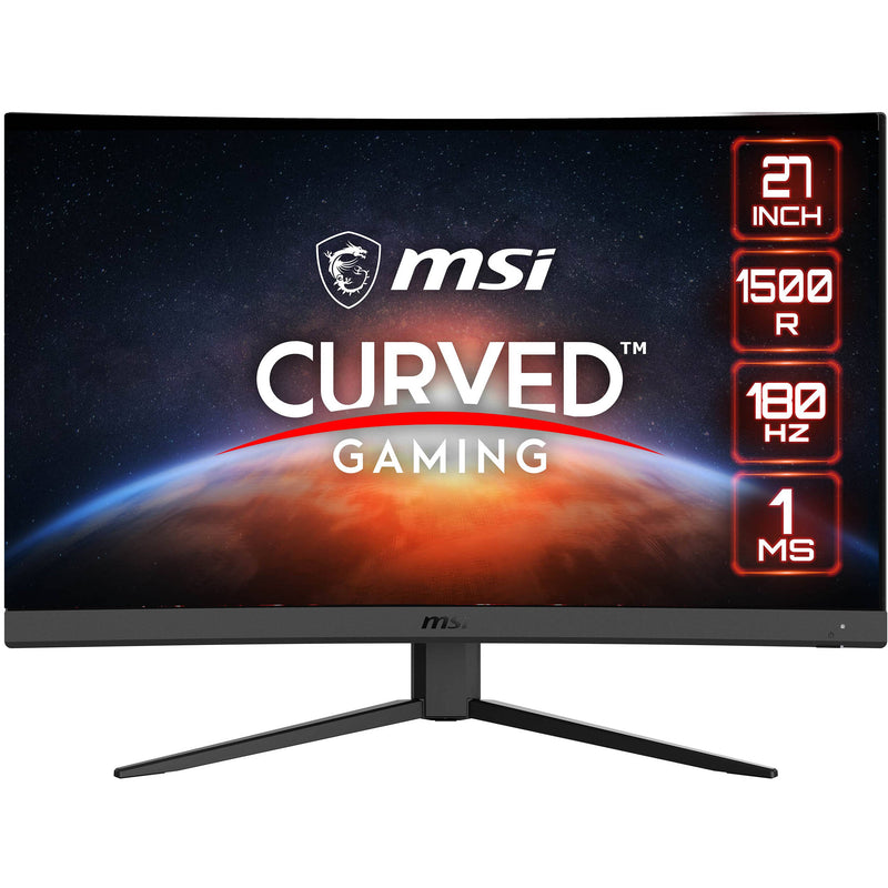 MSI G27C4 E3 27" 180 Hz Curved Gaming Monitor (Metallic Black)