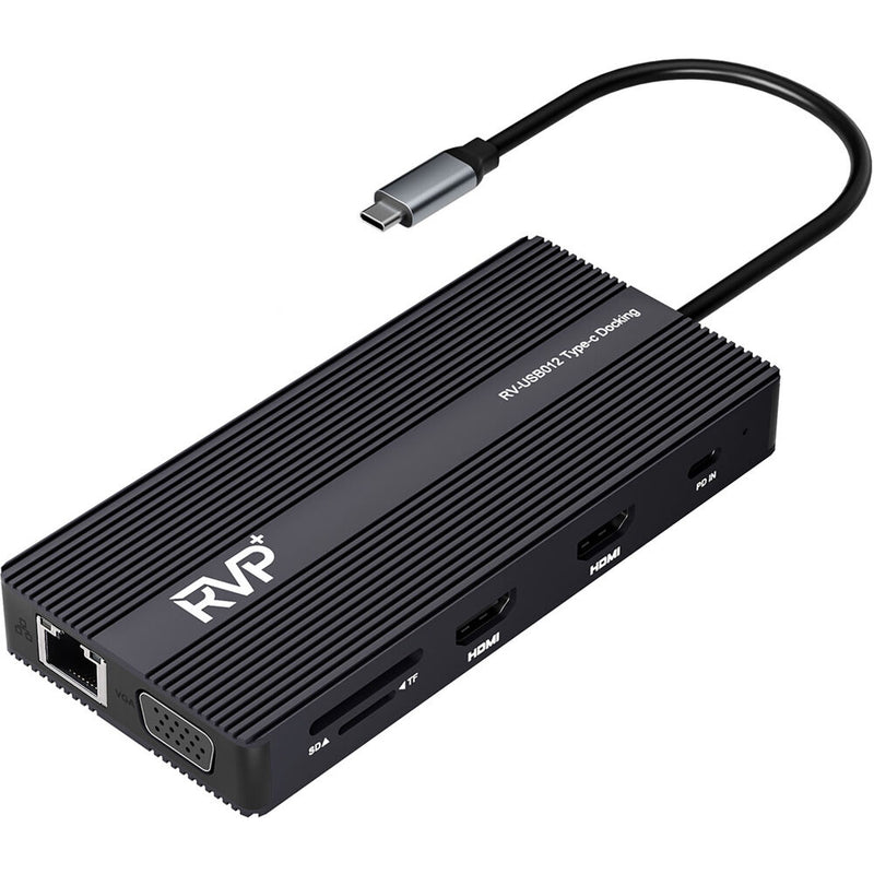 RVP+ RVP-USB012 12-in-1 USB-C 3.1 Gen 1 Docking Station