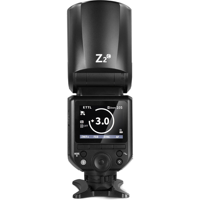 Neewer Z2-C TTL Round Head Flash Speedlite for Canon with M12 Diffuser Dome