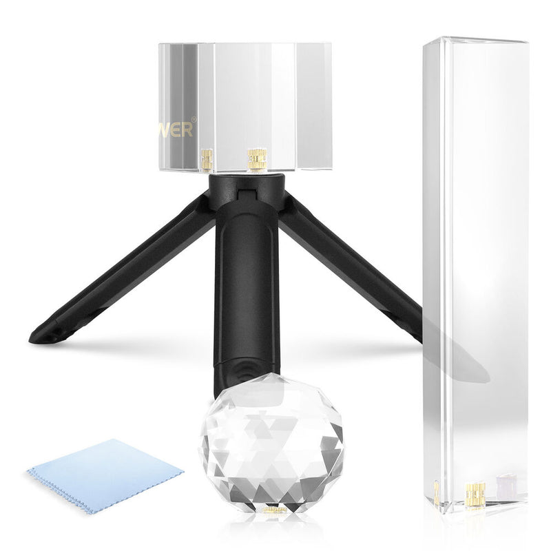 Neewer 3-Piece Photography Prism Set with Mini Tripod