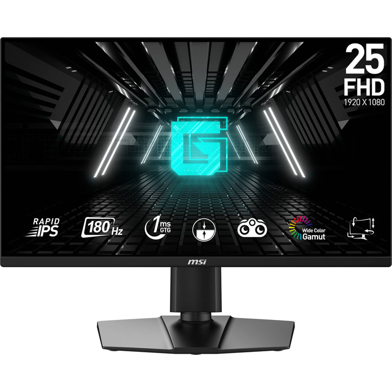 MSI G255PF E2 25" 180 Hz Gaming Monitor (Metallic Black)