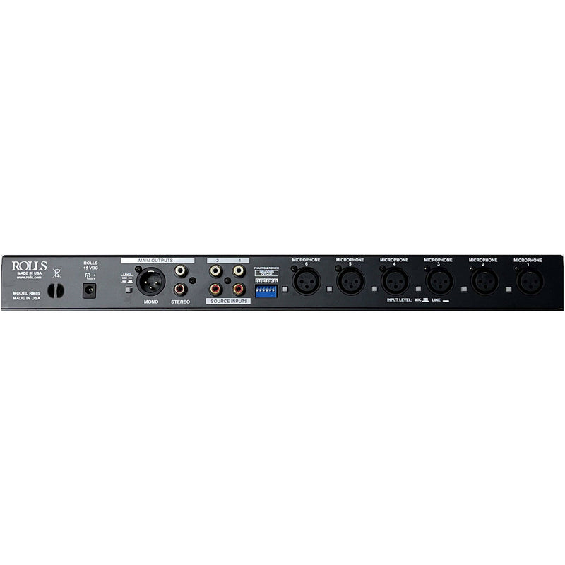 Rolls RM89 8-Channel Mic/Line Mixer