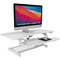 Mount-It! Electric Standing Desk Converter with 38" Desktop (White)