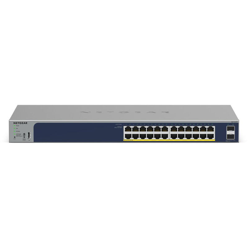 Netgear GS724TPv3 24-Port Gigabit PoE+ Managed Network Switch (190W)