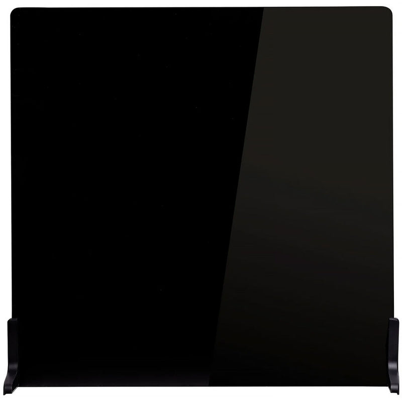 V-FLAT WORLD Duo-Board Double-Sided Background (Black Gloss/Black Matte, 24 x 24")