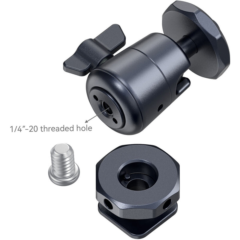 SmallRig 2948B Mini Ball-Head Mounting Support with Removable Cold Shoe (2-Pack)