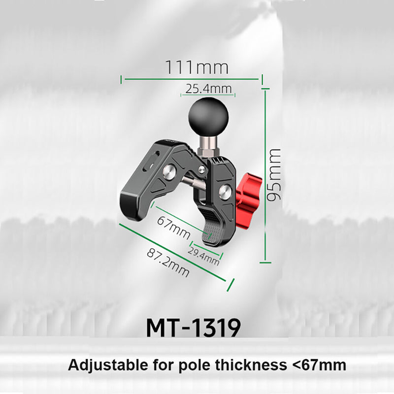 Raywowo Crab-Style Clamp for Action Camera Mount