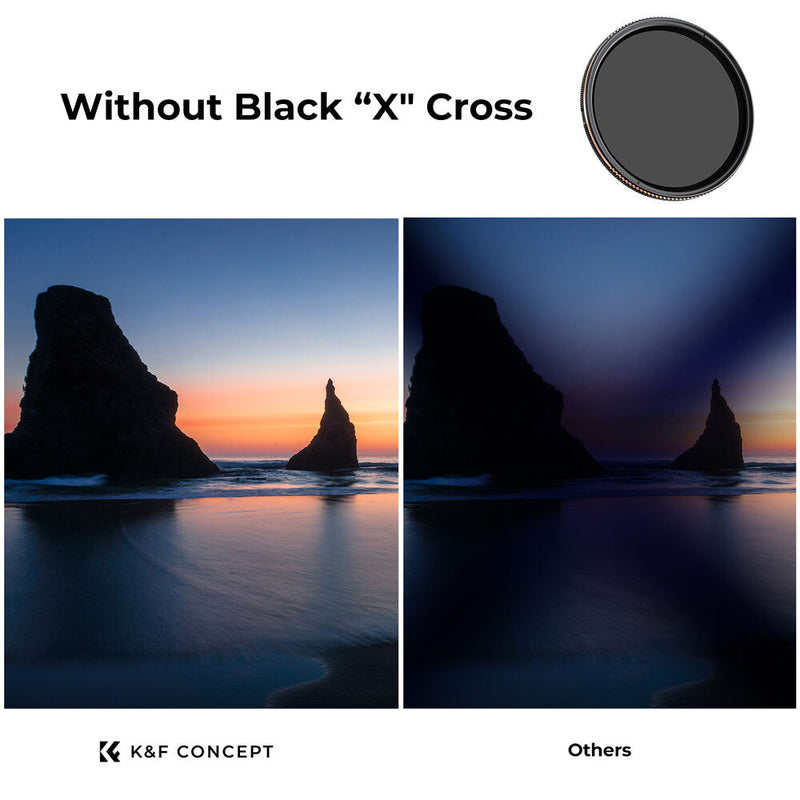 K&F Concept Nano-X Series Variable ND Lens Filter (82mm, 2 to 5-Stop)