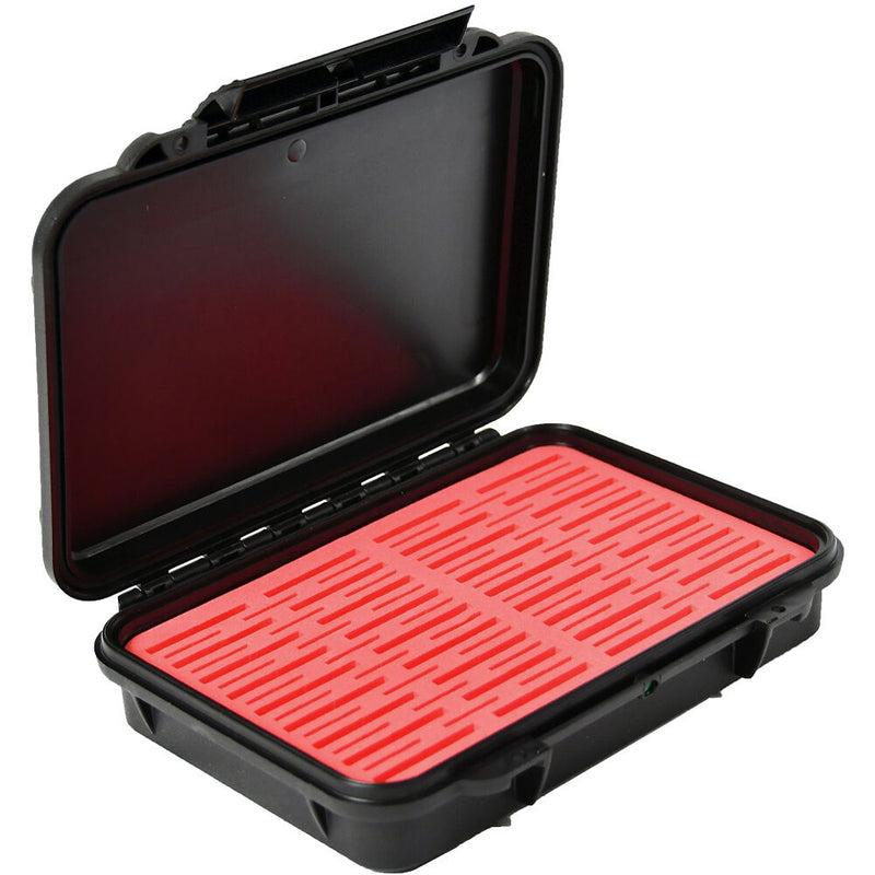 Elephant Elite Waterproof Memory Card Case (Black with Red Foam)