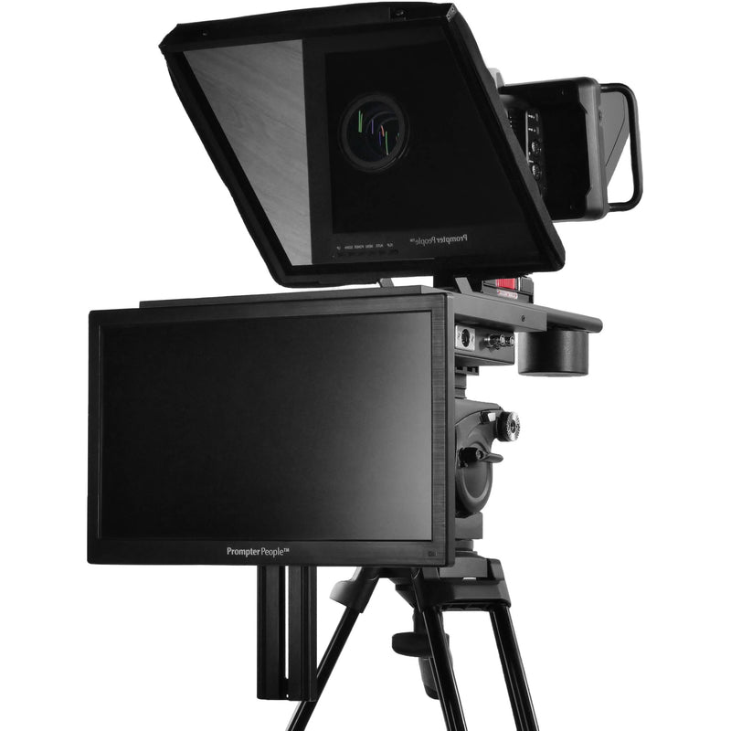 Prompter People Prompter Pal Pro Teleprompter with 12" High-Brightness Monitor & 15.6" RGB-IPS 3G-SDI/HDMI Talent Monitor