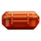 Evergreen Cases Tech Case with Rubber Liner (Orange, Medium)