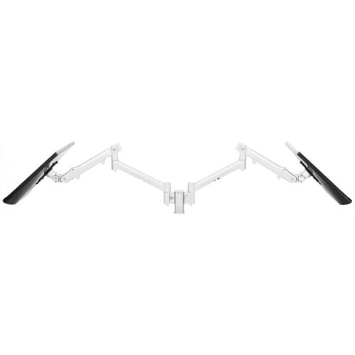 Atdec AWMS-2-D13-F Dual Dynamic Arm Mount (White)