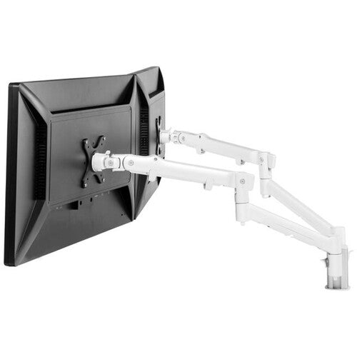 Atdec AWMS-2-D13-F Dual Dynamic Arm Mount (White)